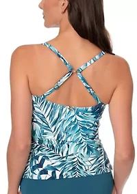 Women's Palm Camouflage Eden Cami Tankini Swim Top