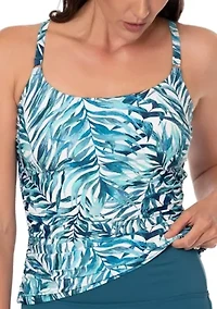 Women's Palm Camouflage Eden Cami Tankini Swim Top