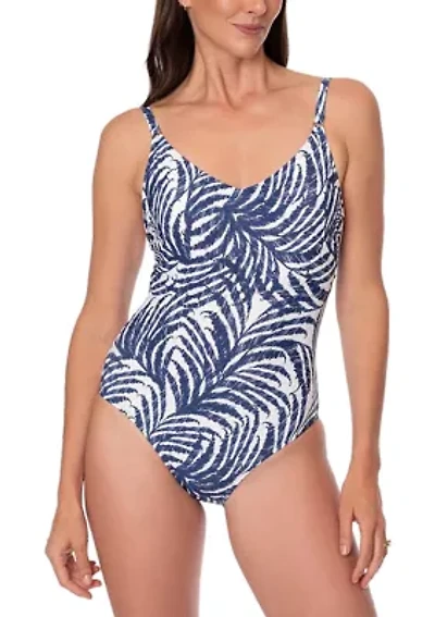 Wild Lush Sue Twisted Back One Piece Bathing Suit