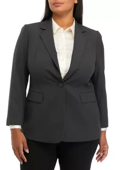 Plus Notch Collar Jacket