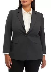 Plus Notch Collar Jacket