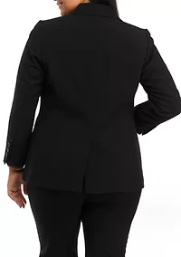 Plus Notch Collar Jacket