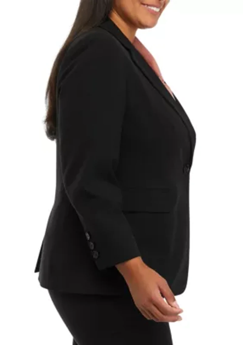 Plus Notch Collar Jacket
