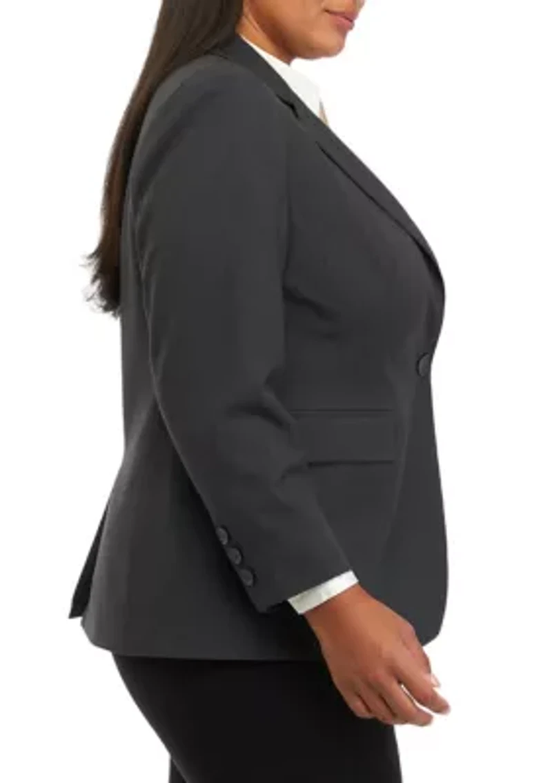 Plus Notch Collar Jacket