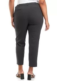 Plus Bi Stretch Slim Ankle Pants