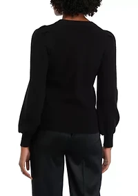 Petite Solid Sweater