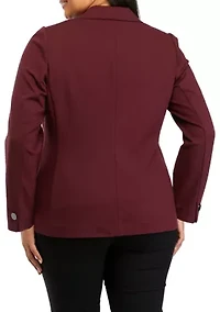 Plus Compression One Button Jacket