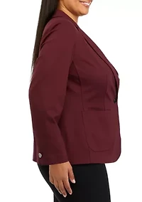 Plus Compression One Button Jacket