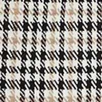 Petite Plaid One Button Blazer