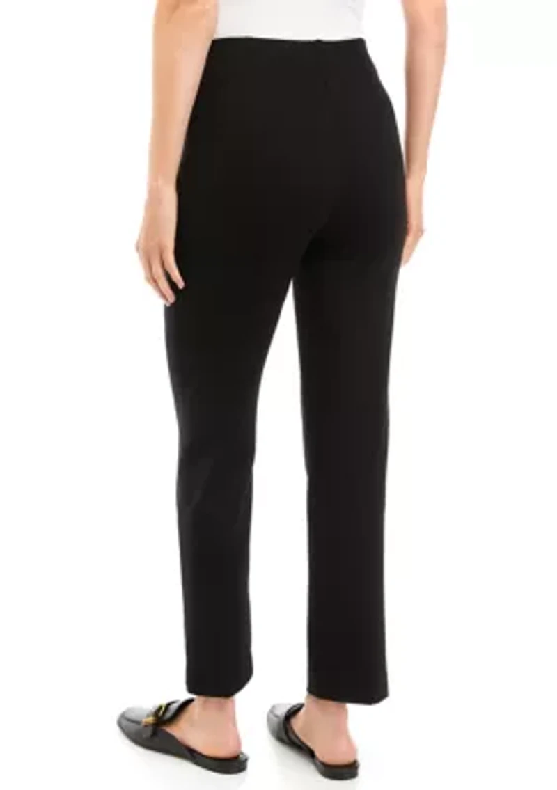 Women's Ideal Stretch™ Pull On Straight Ankle Pants