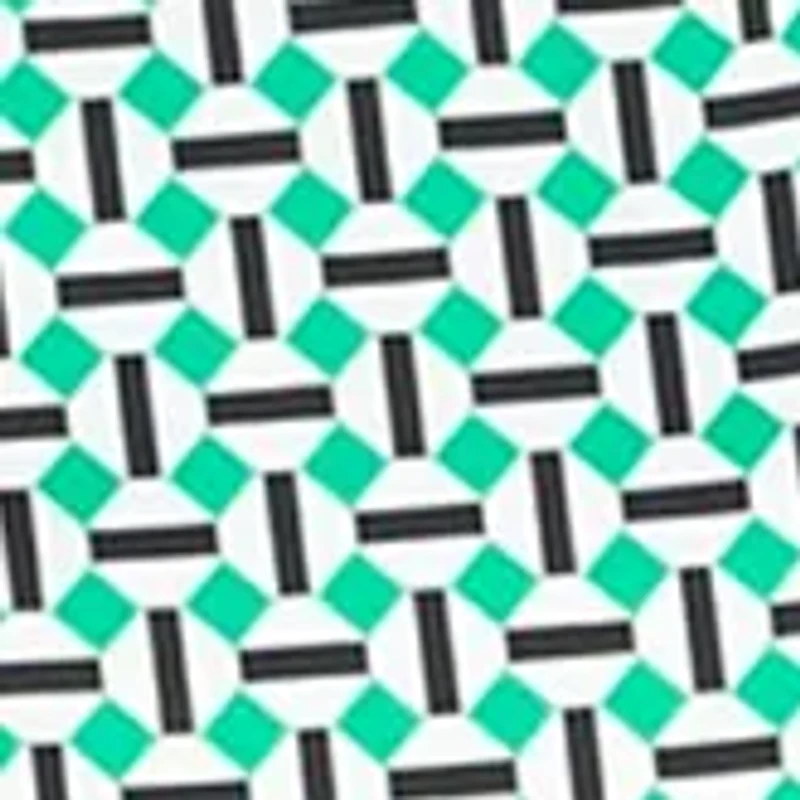 Women's Geo Print Satin Roll Tab Shirt Dress