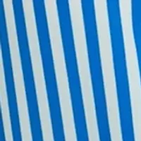 Women's Striped Tie Neck Blouse