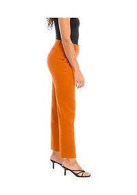 Petite Crepe Slim Leg Pants