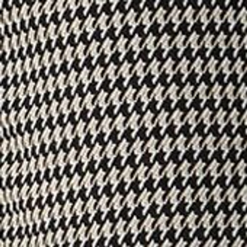 Petite Pull On Straight Ankle Houndstooth Ponte Pants