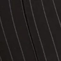 Petite Pull On Baby Bootcut Pinstripe Ponte Pants