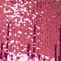 Women's Printed Mesh Sequin Midi Dress