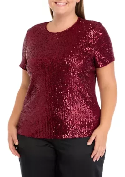 Plus Sequin T-Shirt