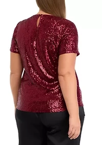 Plus Sequin T-Shirt