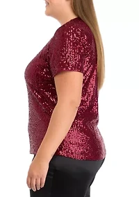 Plus Sequin T-Shirt