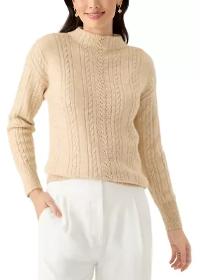 Petite Superbly Soft™ Mock Neck Sweater