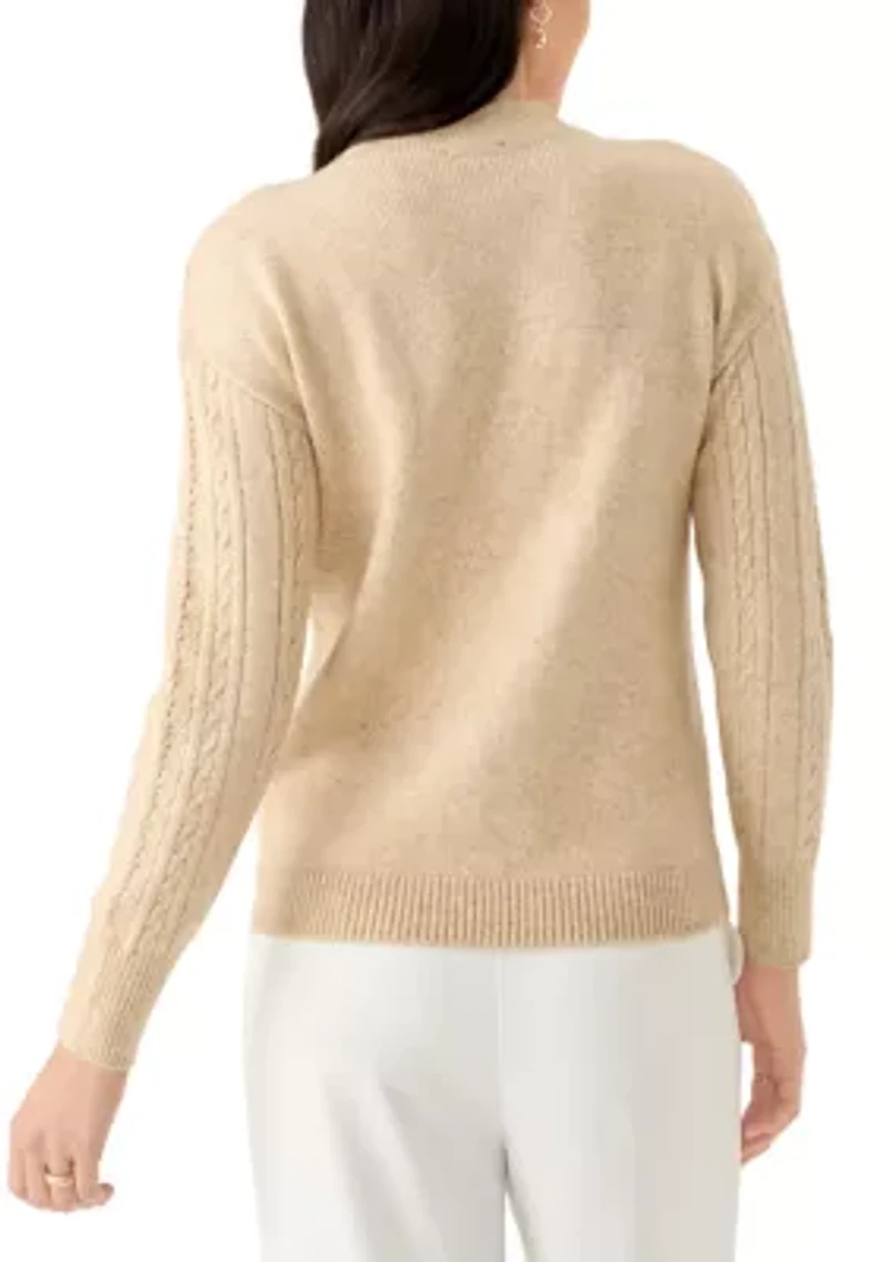 Petite Superbly Soft™ Mock Neck Sweater