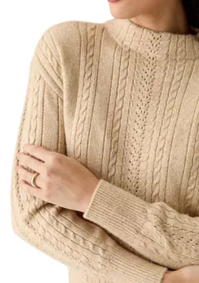 Petite Superbly Soft™ Mock Neck Sweater