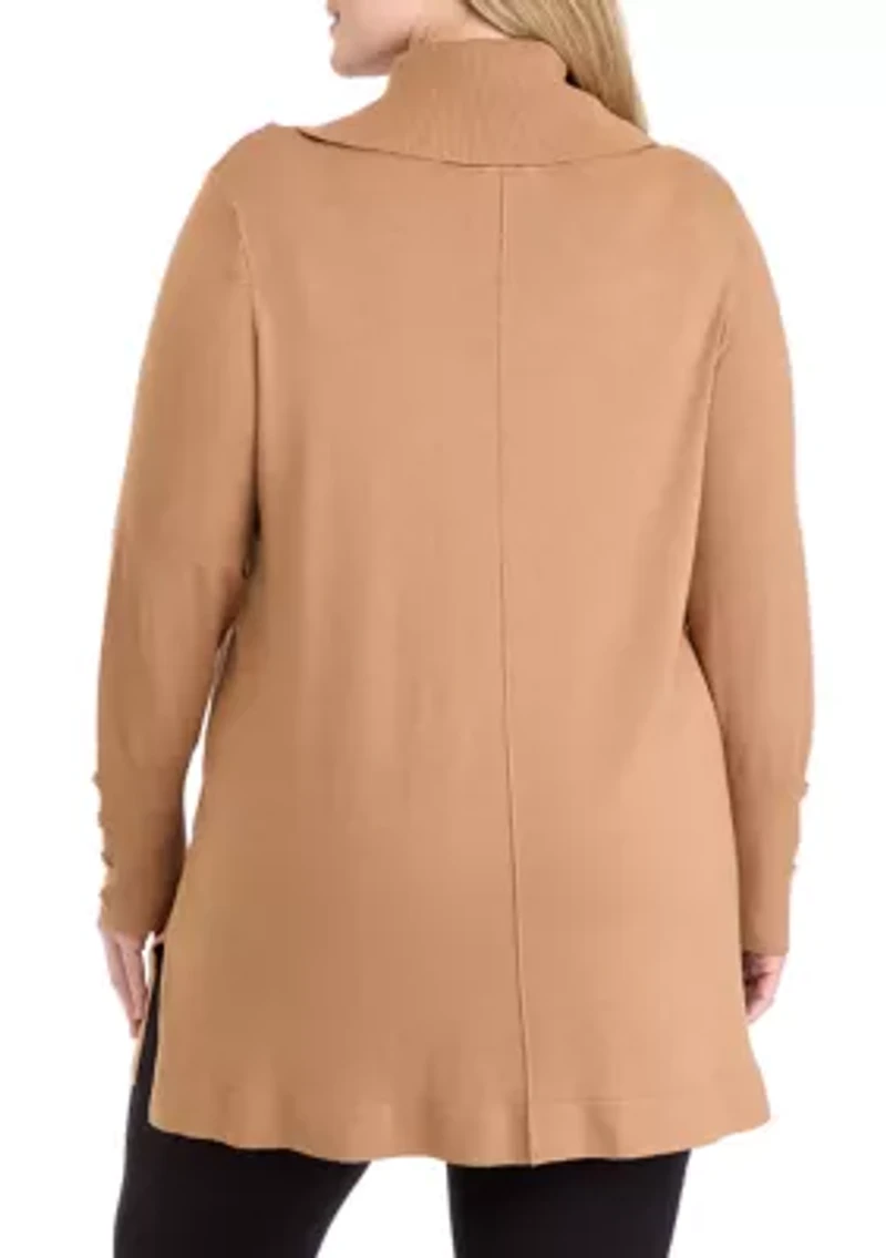 Plus Cowl Neck Sweater