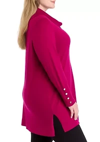 Plus Cowl Neck Sweater