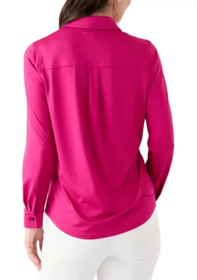 Women's Long Sleeve Button Down Shirt