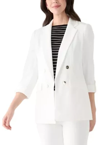 Women's Faux Double Breasted Blazer