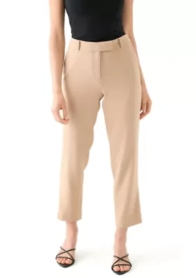 Petite Crepe Slim Leg Pants