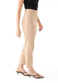 Petite Crepe Slim Leg Pants