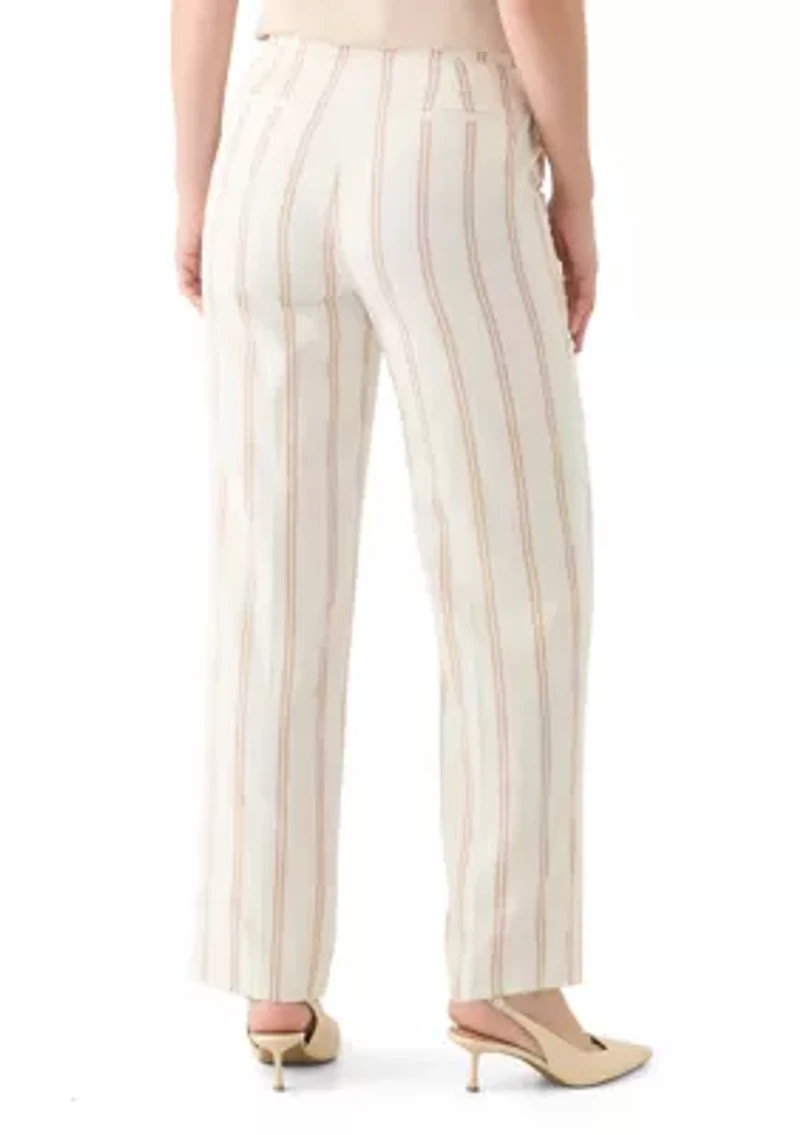 Women's Stripe Wide Leg Pants