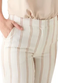Women's Stripe Wide Leg Pants