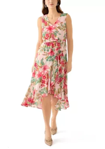Women's Floral High-Low Dress