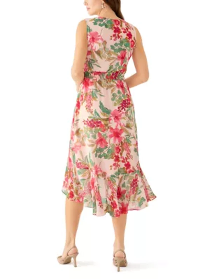 Women's Floral High-Low Dress