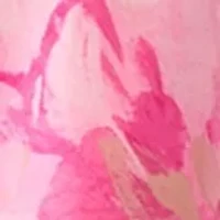 Petite Floral Print Button Front Blouse