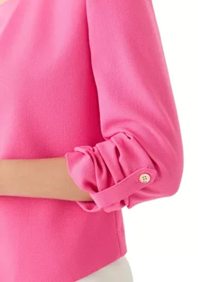 Crepe Scrunch Sleeve Cardigan Jacket