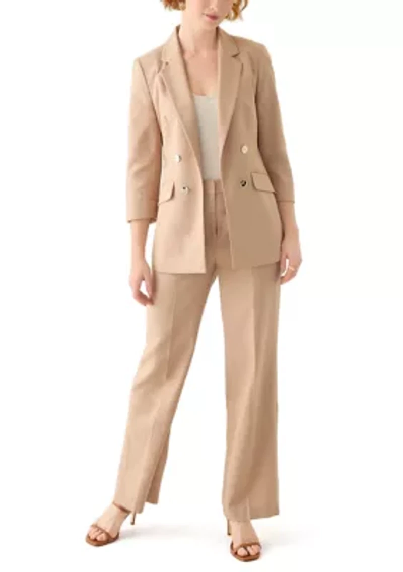 Women's Linen Wide Leg Pants