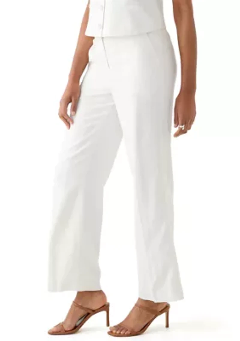 Women's Linen Wide Leg Pants