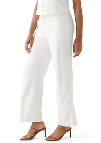 Women's Linen Wide Leg Pants