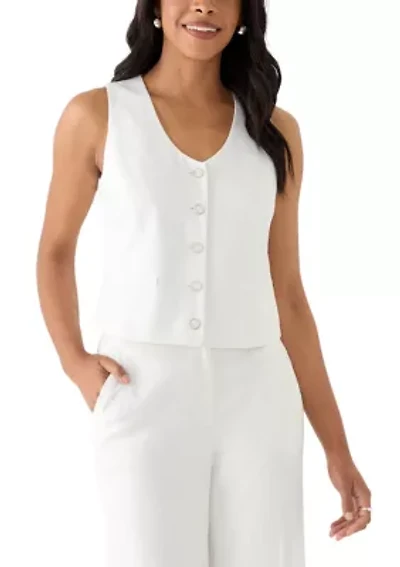Women's Linen Vest