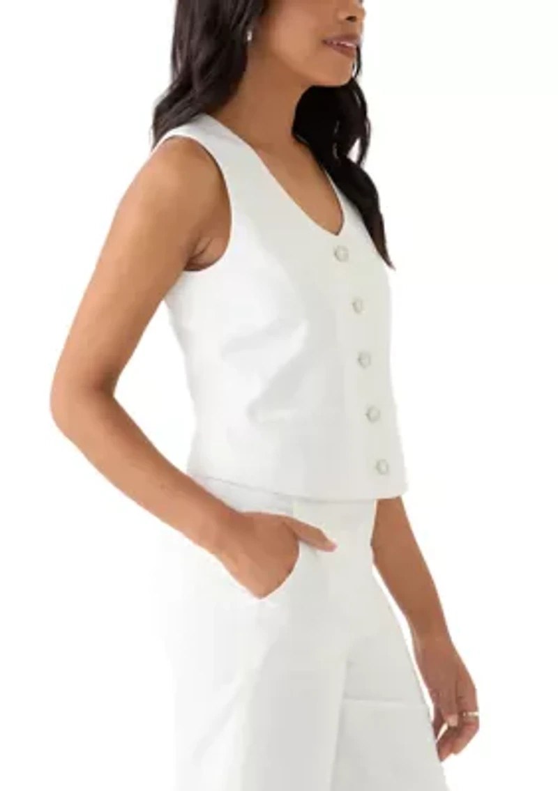 Women's Linen Vest