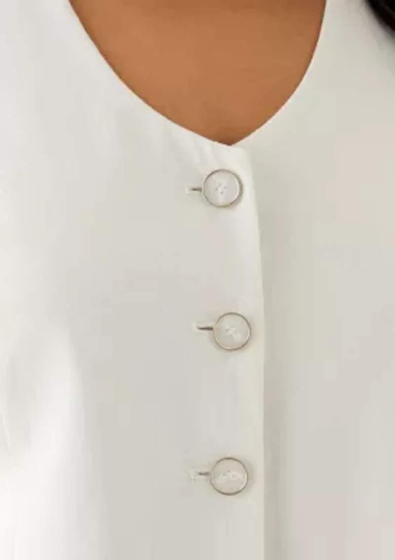 Women's Linen Vest