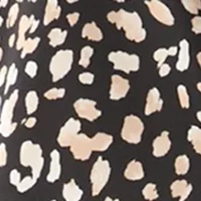Women's Animal Print Button Up Blouse