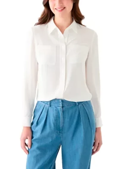 Women's Button Front Blouse