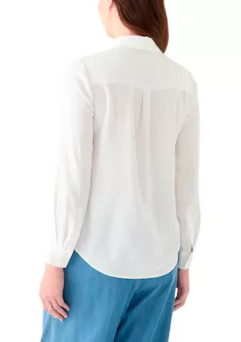 Women's Button Front Blouse