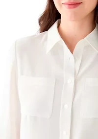 Women's Button Front Blouse