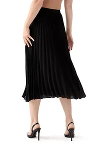 Women's Pull-On Pleated Skirt
