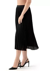 Women's Pull-On Pleated Skirt